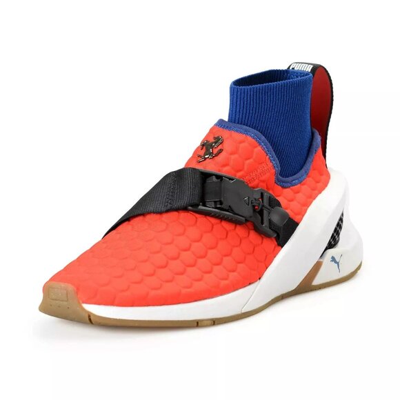 Scuderia Ferrari X Puma Red Men's Multi-Color "IONF" Sock High Top Sneakers 11 - Picture 1 of 5